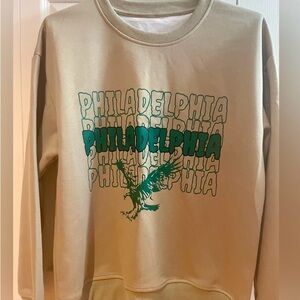 SuperBowl Bound Philadelphia Eagles Oversized Sweatshirt Size Small
